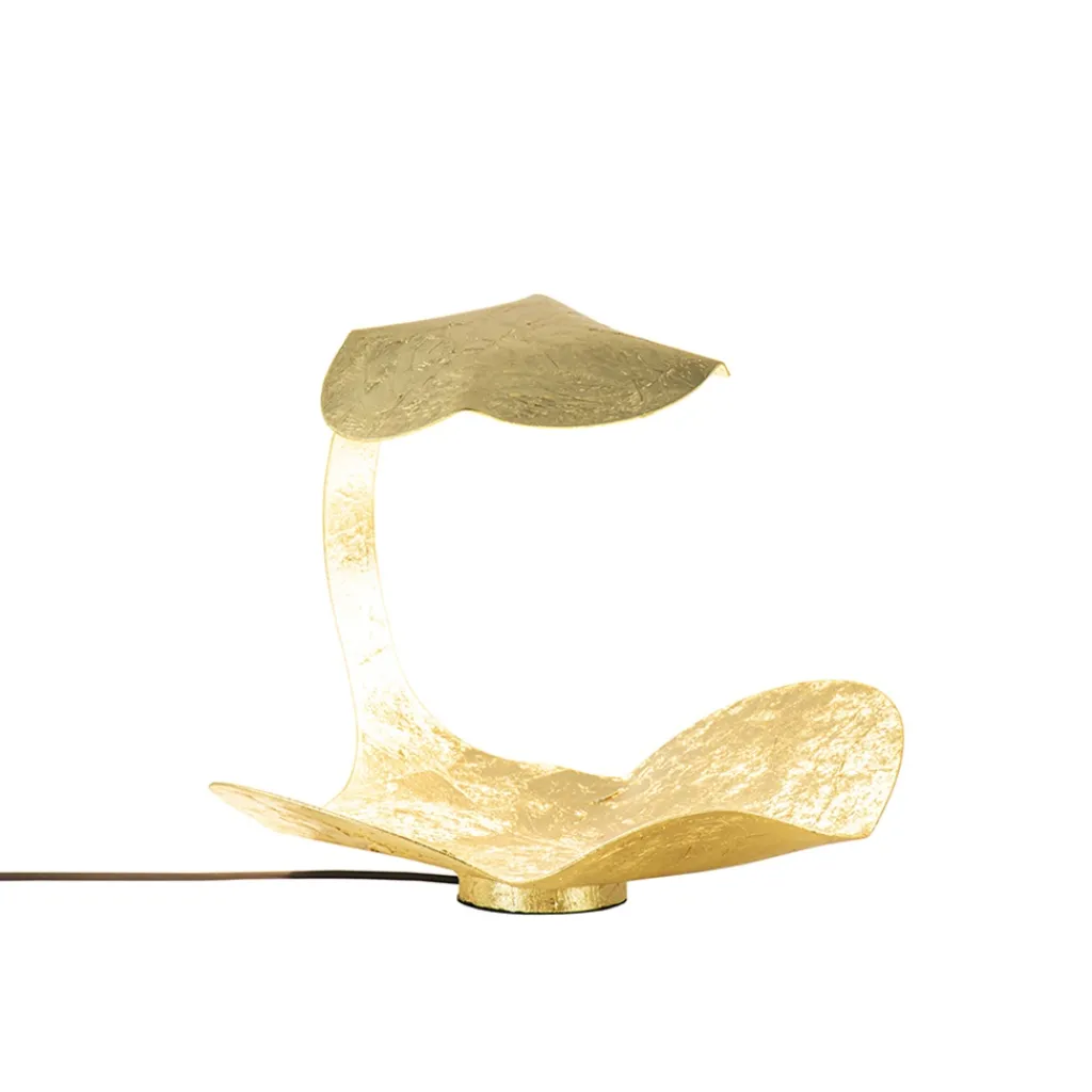 Straluma Luxe LED tafellamp goldleaf dimbaar> Tafellampen|LED Tafellampen