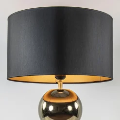 Straluma Luxe tafellamp goud inclusief kap zwart/goud><noscript><img width=