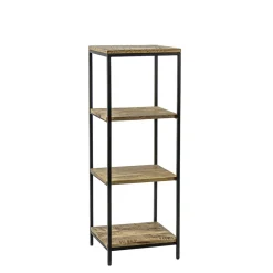 Straluma Mango houten kastje 35x35x100 cm> Bijzettafels