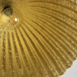 Straluma Mat zwarte hanglamp hoge koepel met relief><noscript><img width=