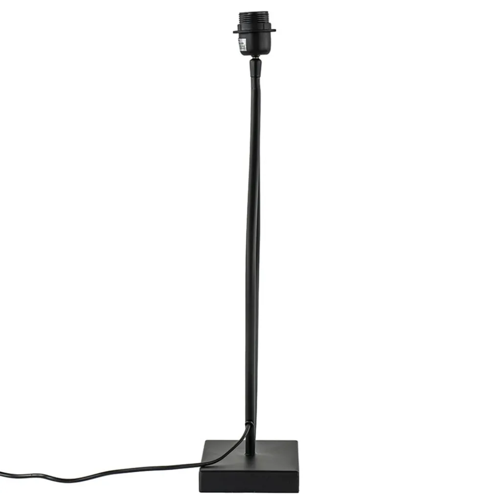 Straluma Mat zwarte lampvoet Okno exclusief kap> Tafellampen|Lampenvoeten