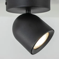 Straluma Mat zwarte opbouwspot 1-lichts verstelbaar><noscript><img width=