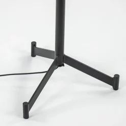 Straluma Mat zwarte vloerlamp Dennis Light & Living> Vloerlampen|Lampenvoeten