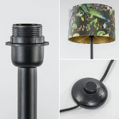 Straluma Mat zwarte vloerlamp Dennis Light & Living><noscript><img width=