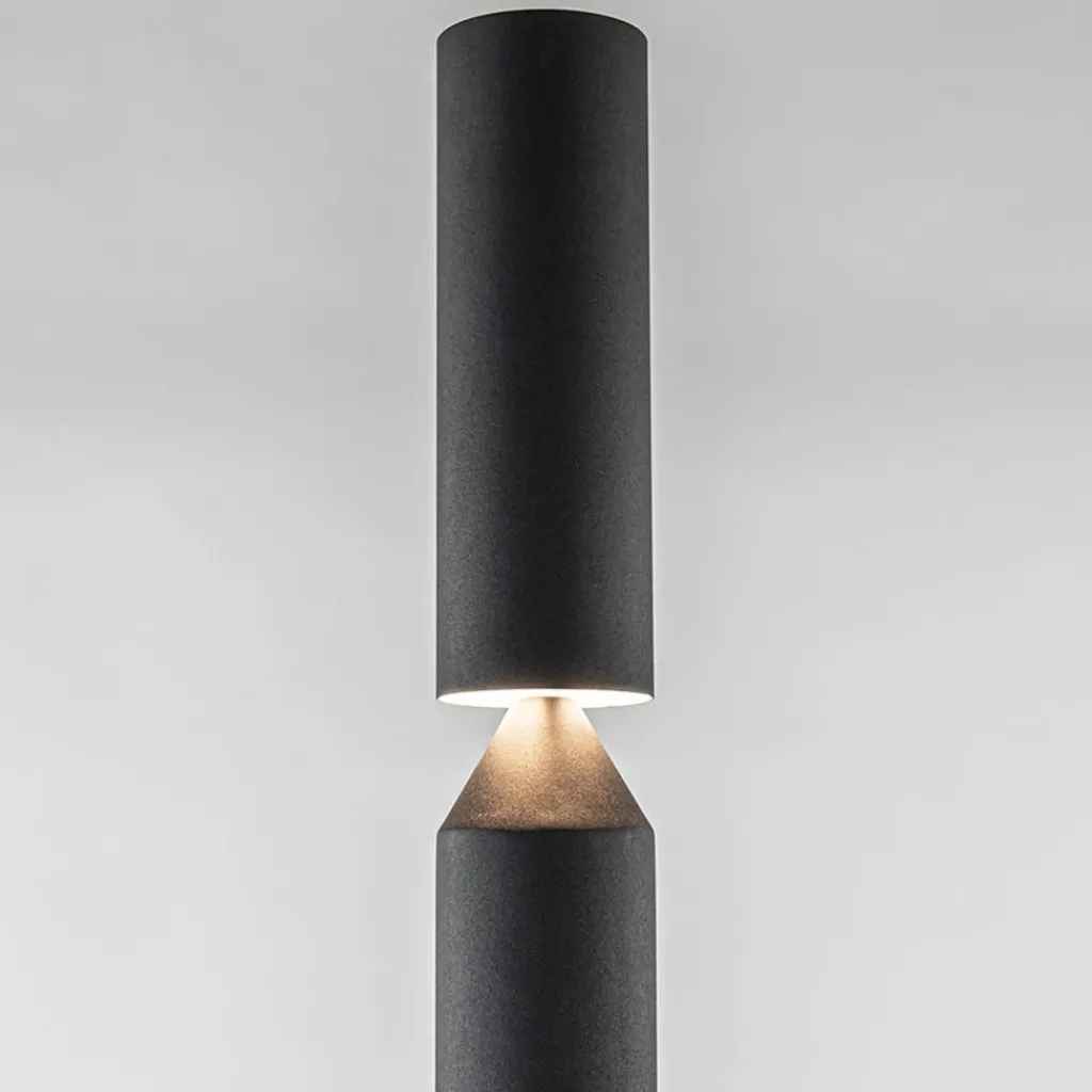 Straluma Mat zwarte vloerlamp up+down> Design Verlichting