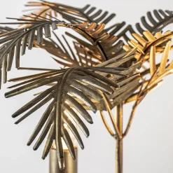 Straluma Metalen tafellamp Palm antiek brons Light and Living><noscript><img width=