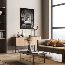 Straluma Metalen tafellamp Terra met oud messing afwerking><noscript><img width=