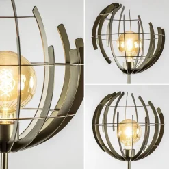 Straluma Metalen vloerlamp Terra oud messing><noscript><img width=