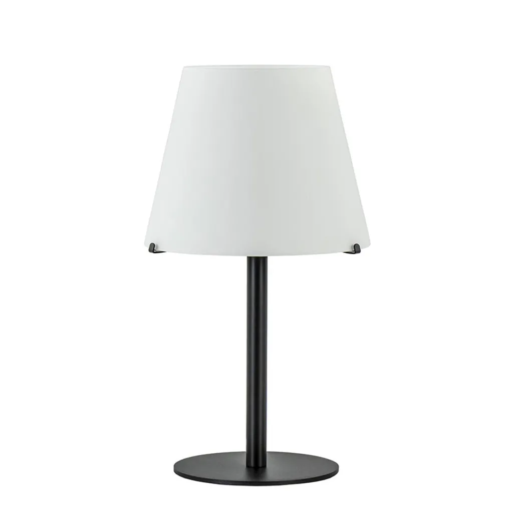 Straluma Moderne design tafellamp zwart met witte glazen kap> Tafellampen|Design Verlichting