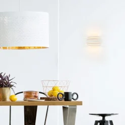 Straluma Moderne G9 wandlamp wit met goud><noscript><img width=