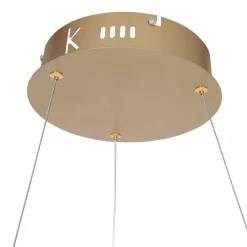 Straluma Moderne hanglamp ring goud met geïntegreerd LED><noscript><img width=