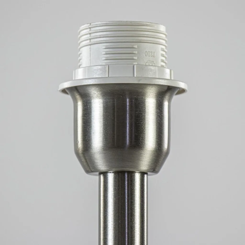 Straluma Moderne lampvoet Washington nikkel excl. kap> Tafellampen|Lampenvoeten