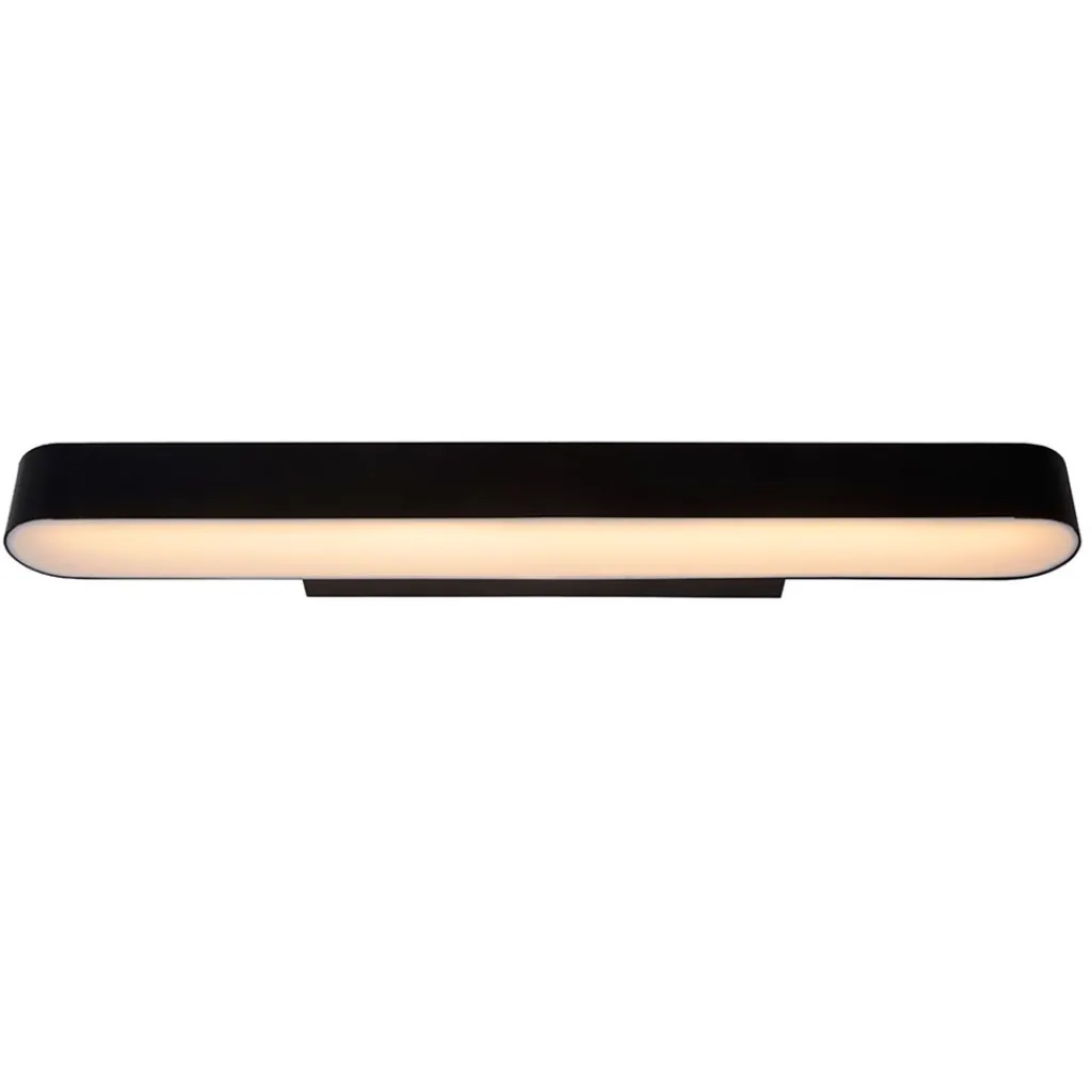 Straluma Moderne LED badkamer wandlamp zwart 60 cm> Wandlampen|LED Badkamerlampen