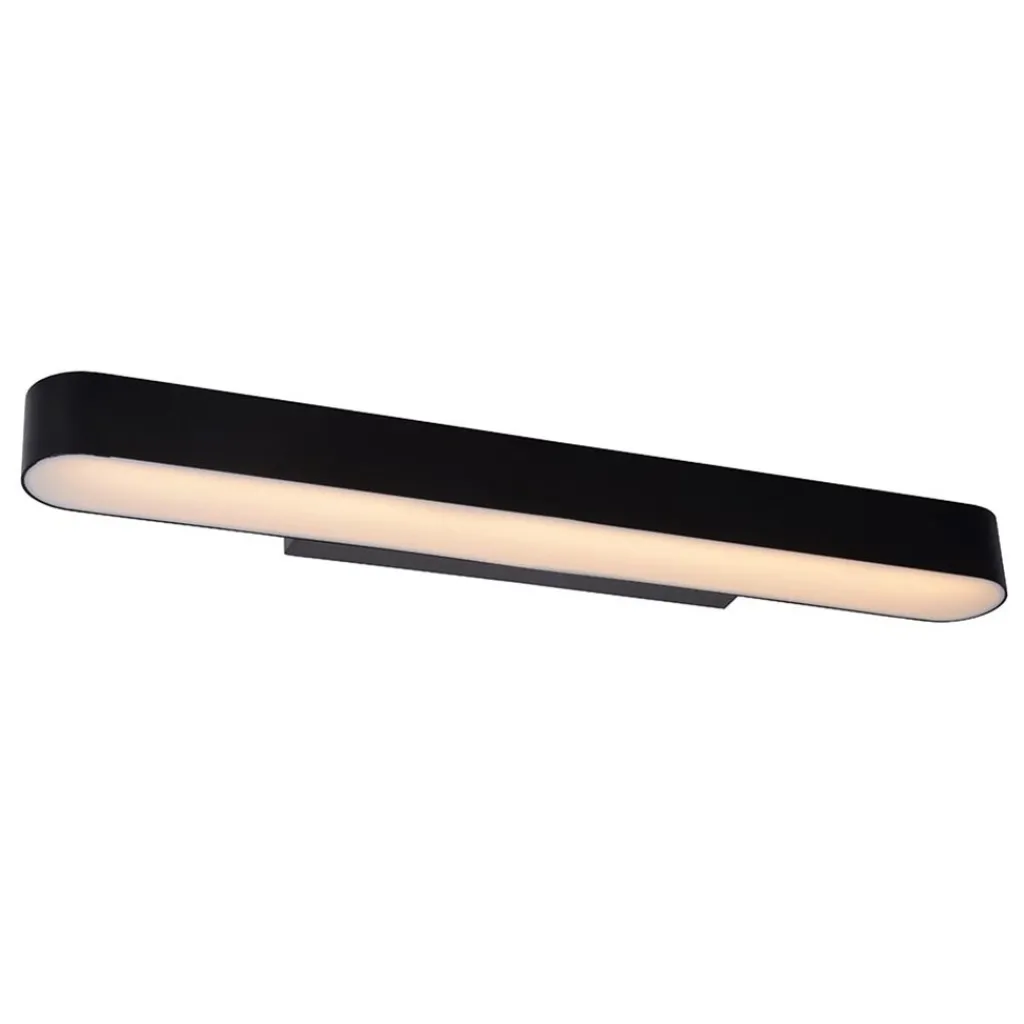Straluma Moderne LED badkamer wandlamp zwart 60 cm> Wandlampen|LED Badkamerlampen