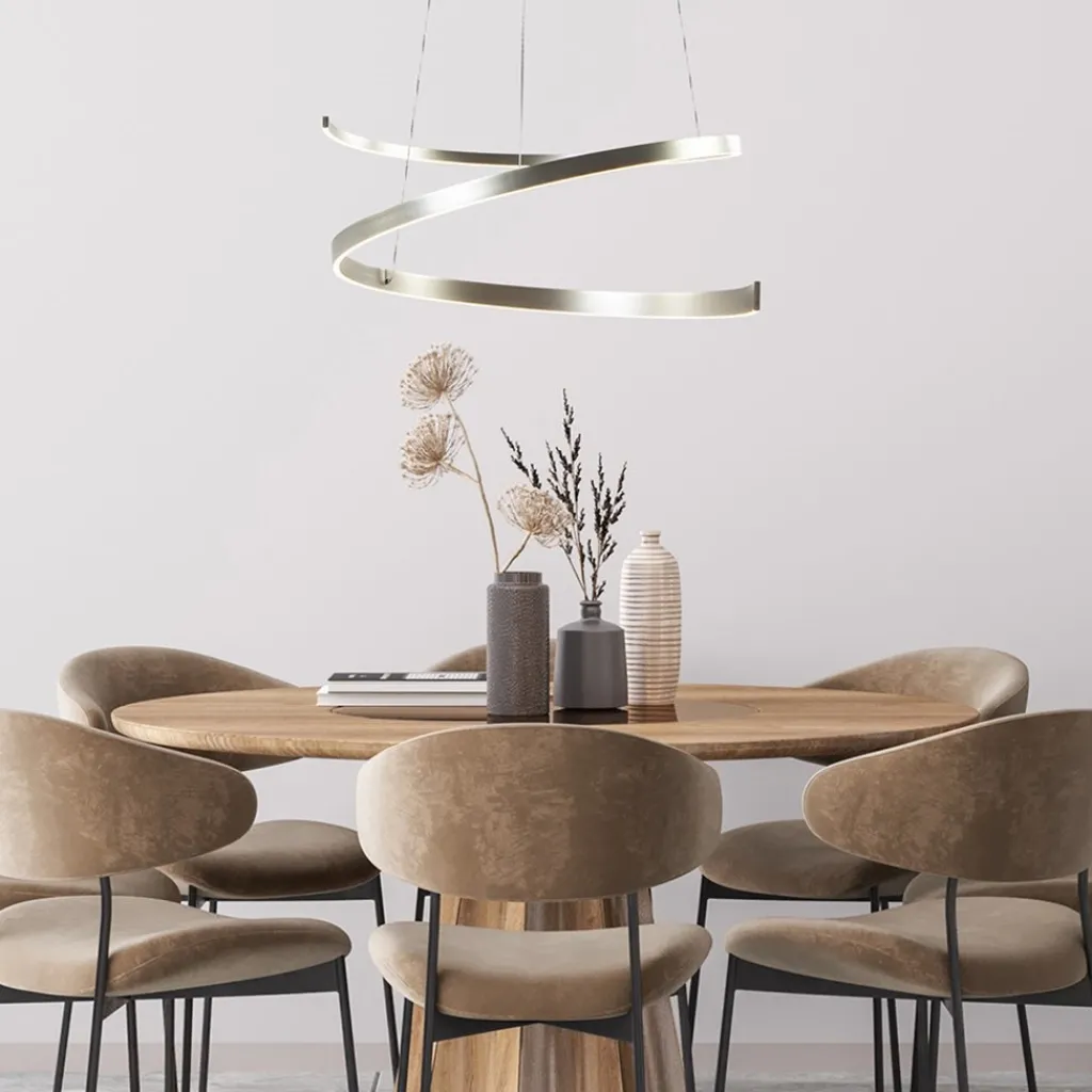 Straluma Moderne LED hanglamp rond met dim to warm functie> Hanglampen|Eettafellampen