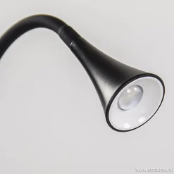 Straluma Moderne LED klemspot leeslamp zwart> Bedlampjes|Klemlampen