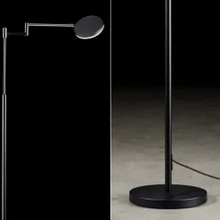 Straluma Moderne LED leeslamp vloerlamp zwart dimbaar><noscript><img width=