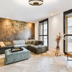 Straluma Moderne LED plafond/wandlamp ring zwart><noscript><img width=