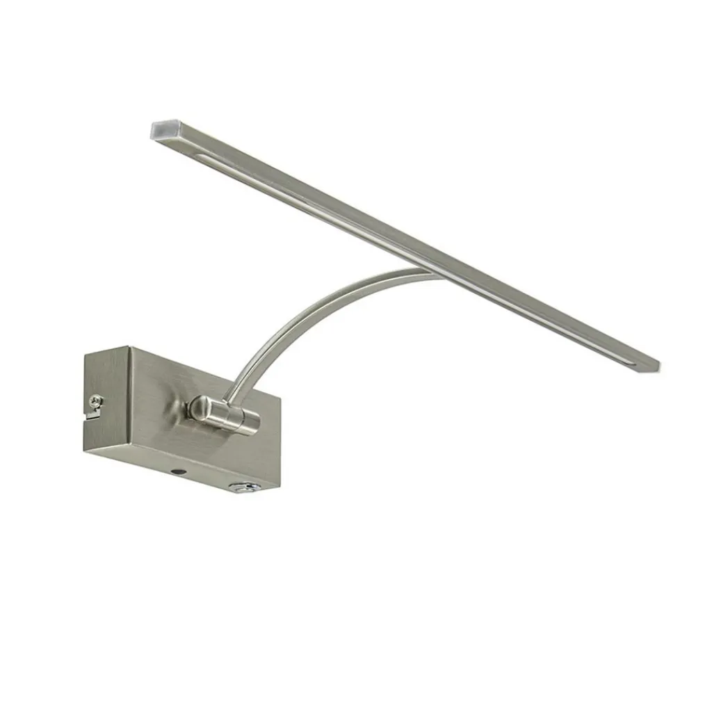 Straluma Moderne LED schilderijverlichting nikkel dimbaar> Wandlampen|Keukenverlichting