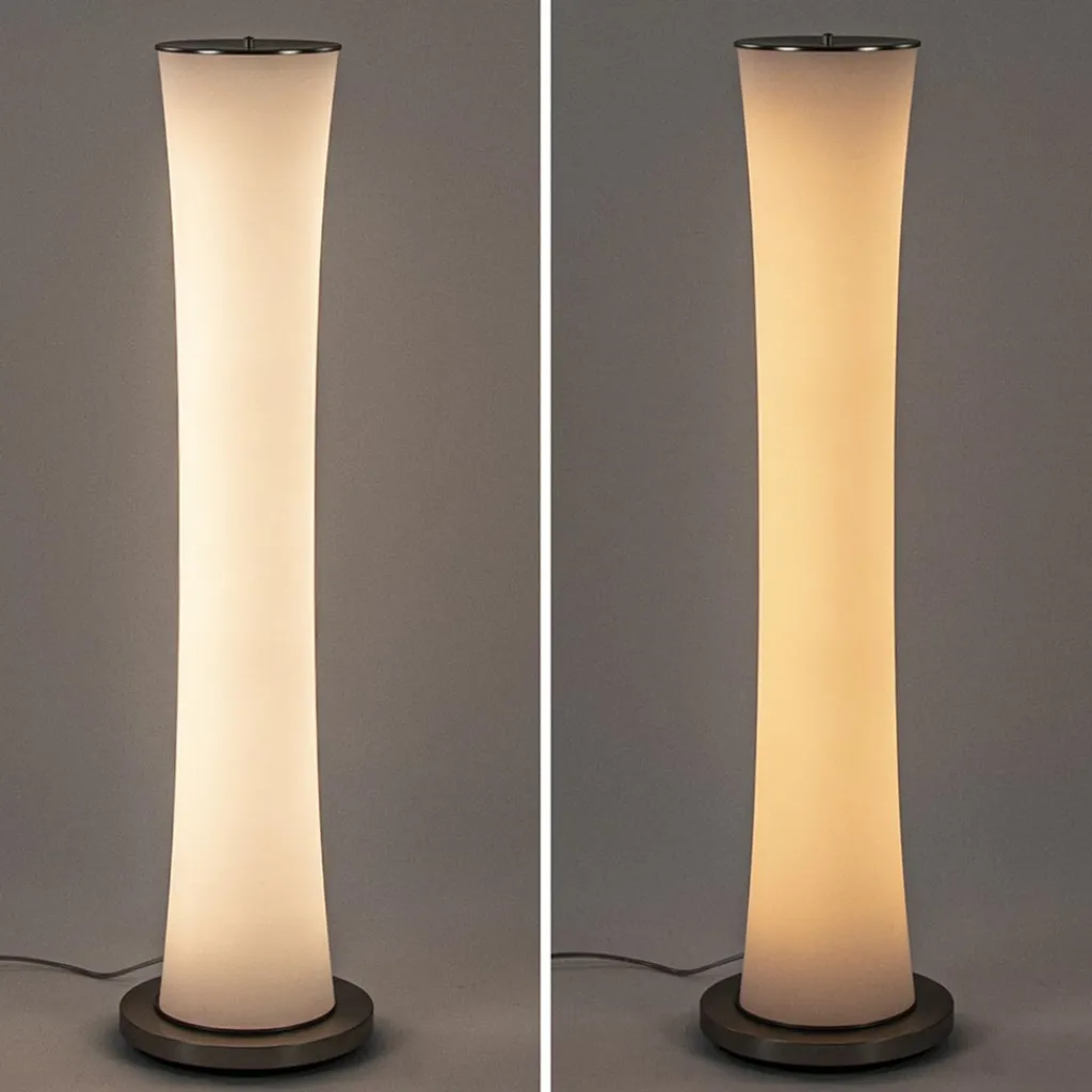 Straluma Moderne LED vloerlamp opaal glas met dim to warm> Vloerlampen|Halverlichting