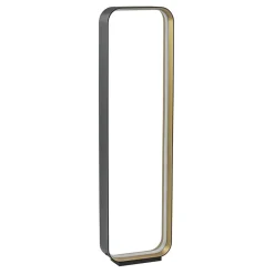 Straluma Moderne LED vloerlamp zwart/goud dim to warm> Vloerlampen|LED Vloerlampen