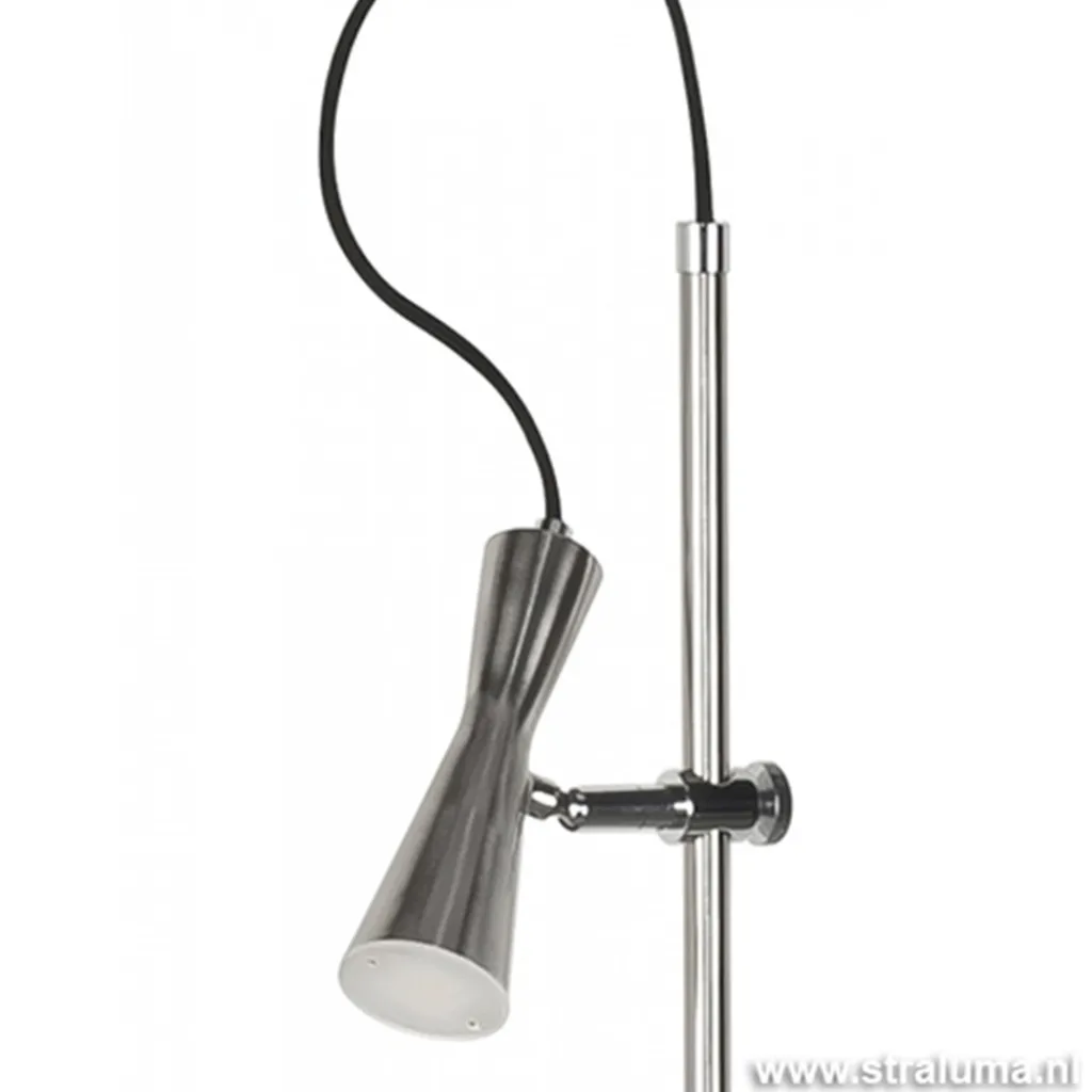 Straluma Moderne leeslamp staal LED dimbaar> Vloerlampen|Leeslampen