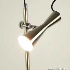 Straluma Moderne leeslamp staal LED dimbaar><noscript><img width=