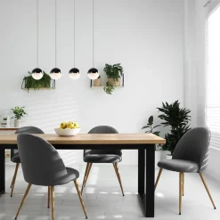 Straluma Moderne 4-lichts hanglamp met LED 3-standen dimbaar><noscript><img width=