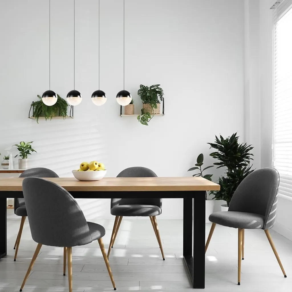 Straluma Moderne 4-lichts hanglamp met LED 3-standen dimbaar> Hanglampen|Eettafellampen