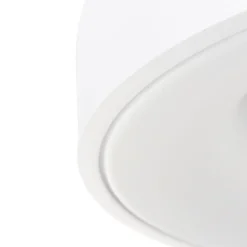 Straluma Moderne plafondlamp wit met geïntegreerd LED><noscript><img width=