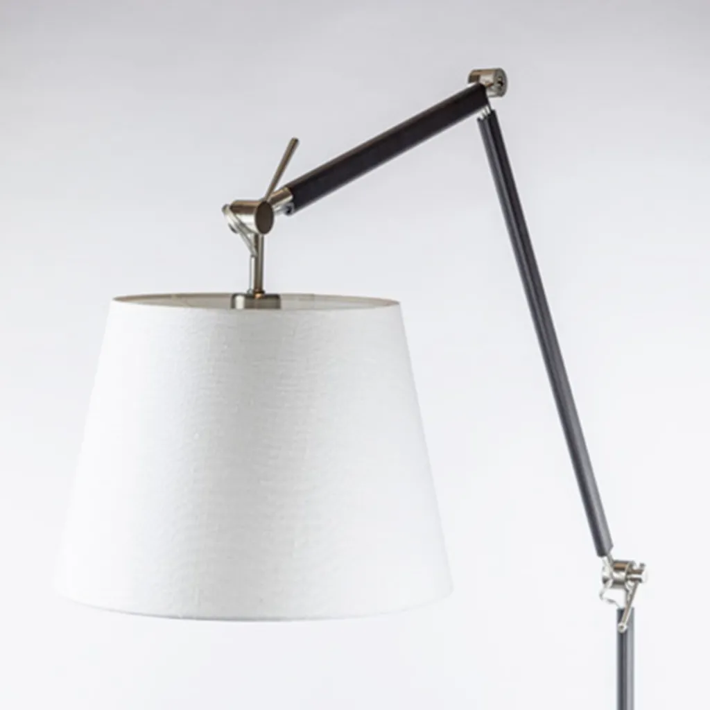 Straluma Moderne staande lamp staal met zwart> Leeslampen|Woonkamerlampen