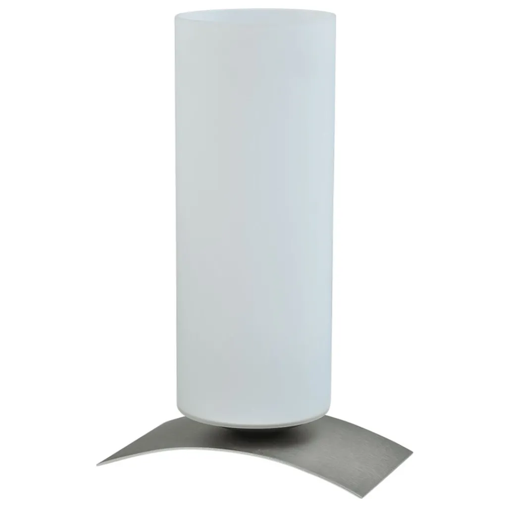 Straluma Moderne tafellamp Oblica zuil nikkel> Woonkamerlampen|Slaapkamerlampen