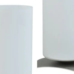 Straluma Moderne tafellamp Oblica zuil nikkel><noscript><img width=