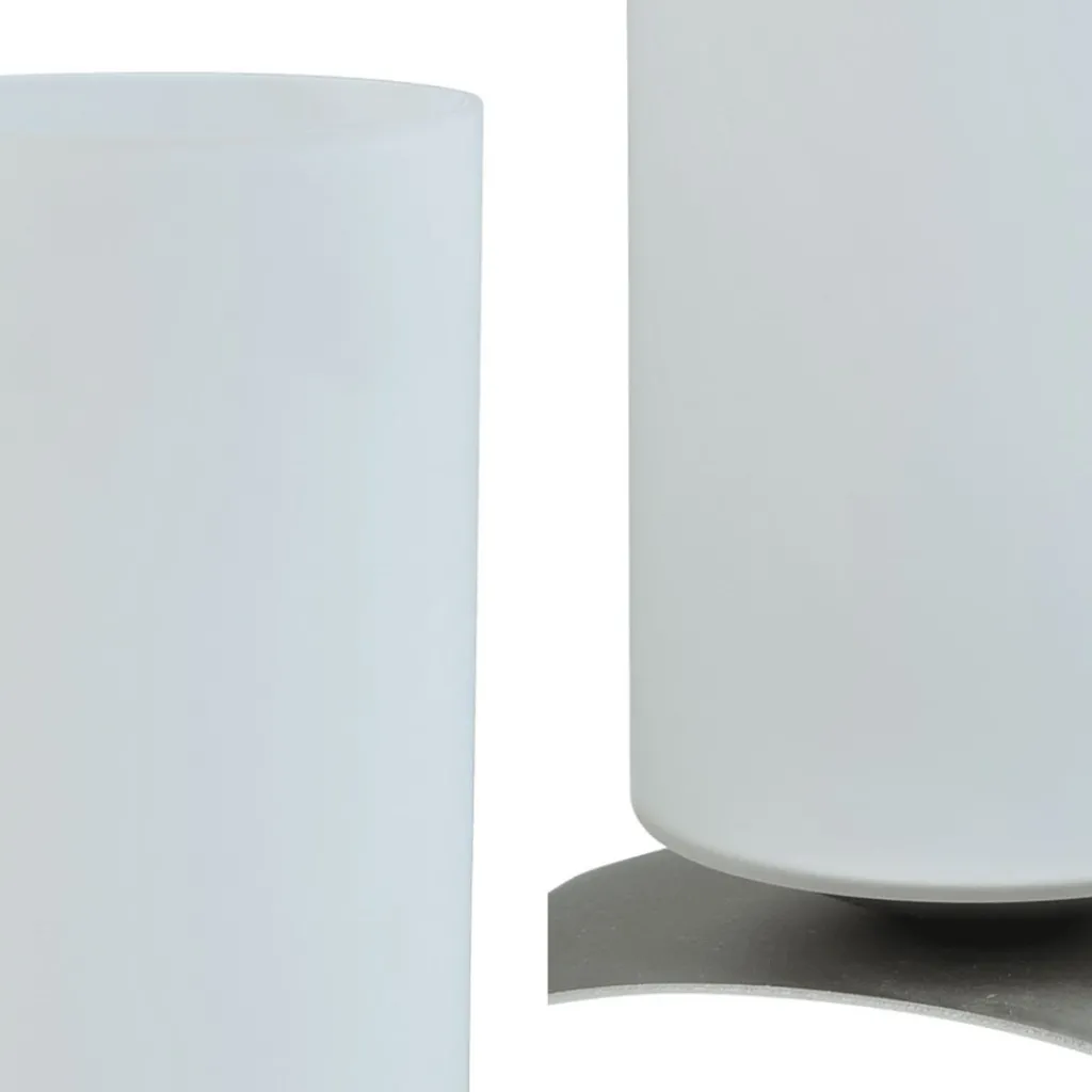 Straluma Moderne tafellamp Oblica zuil nikkel> Woonkamerlampen|Slaapkamerlampen