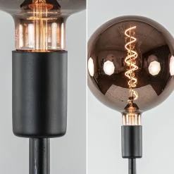 Straluma Moderne vloerlamp mat zwart exclusief lichtbron> Vloerlampen|Landelijke Verlichting