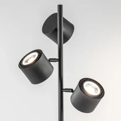 Straluma Moderne vloerlamp zwart met verstelbare LED spots><noscript><img width=