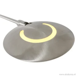 Straluma Moderne wandlamp staal met dimbaar LED><noscript><img width=