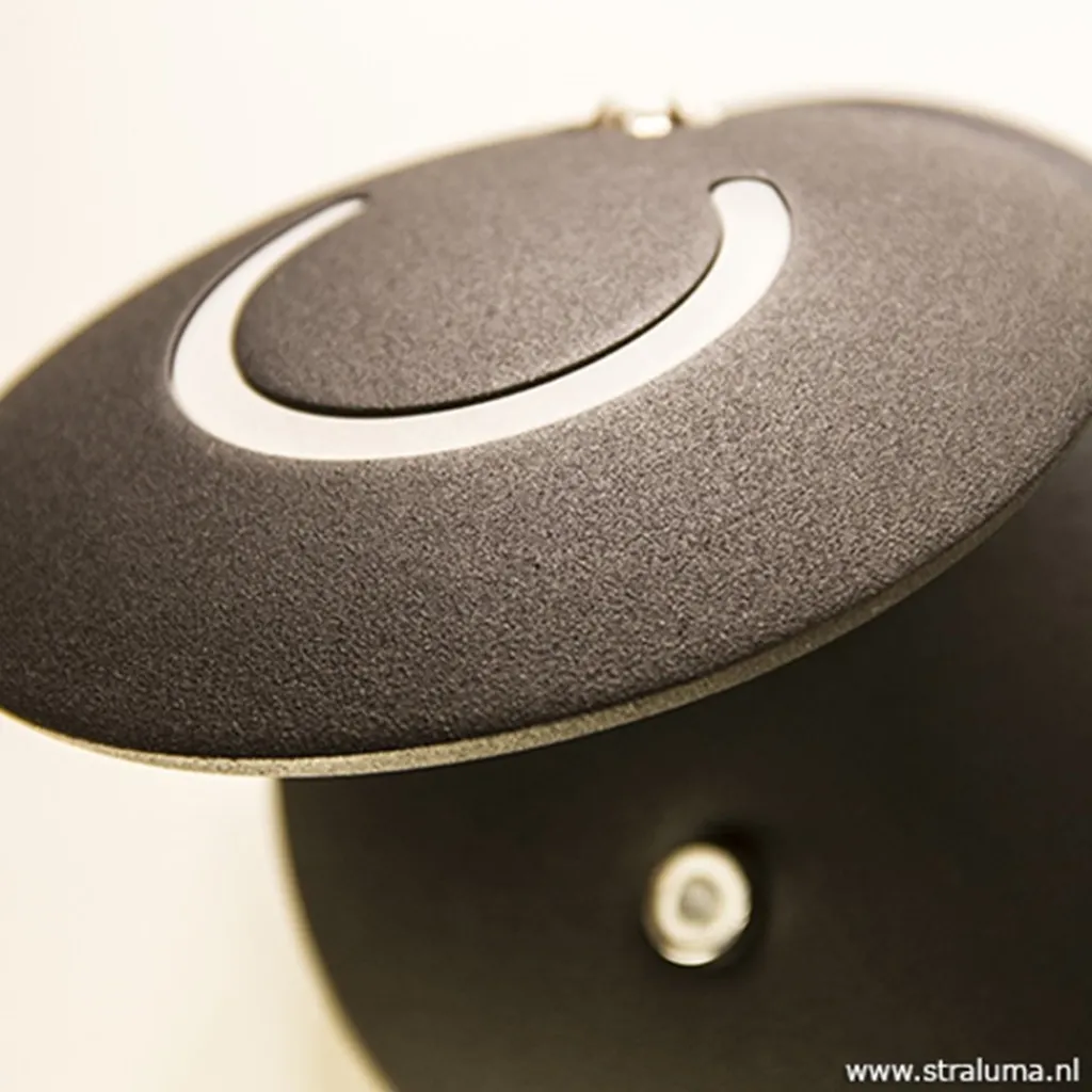 Straluma Moderne wandlamp Zenith LED zwart> Wandlampen|Bedlampjes