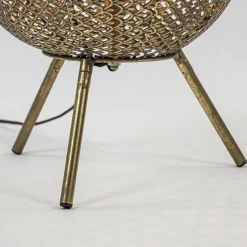 Straluma Oosterse vloer/tafellamp op pootjes goud><noscript><img width=