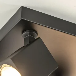 Straluma Opbouwspot 4-lichts vierkant zwart verstelbaar><noscript><img width=