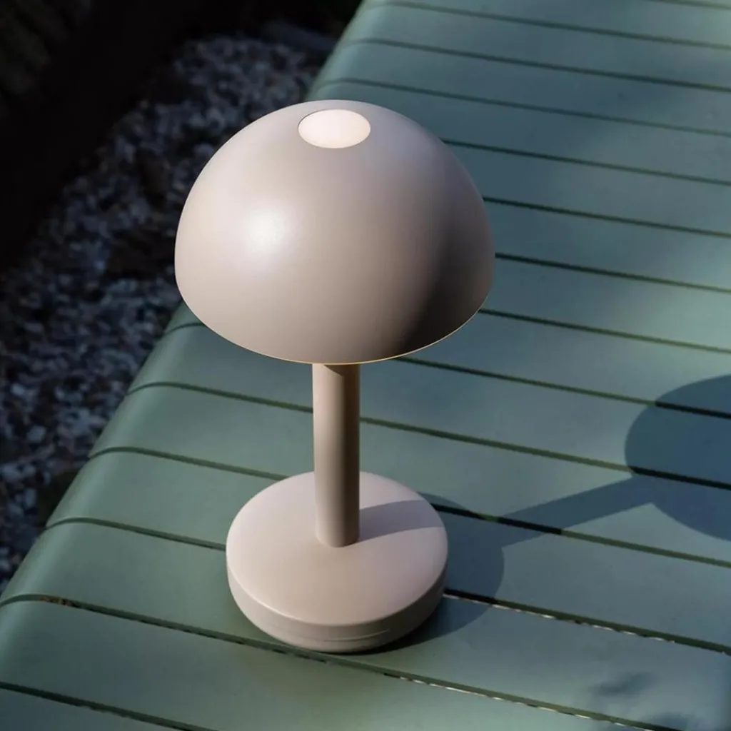 Straluma Oplaadbare LED tafellamp beige> Tafellampen|Buitenlampen