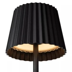 Straluma Oplaadbare tafellamp inclusief dimbaar LED zwart IP54> Tafellampen|Buitenlampen