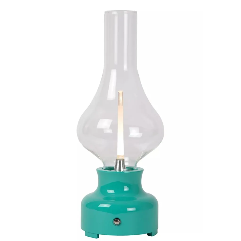 Straluma Oplaadbare tafellamp op batterij turquoise> Tafellampen|Eetkamerverlichting