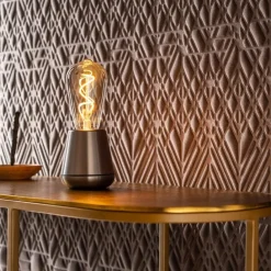 Straluma Oplaadbare tafellamp titanium met smoke lichtbron><noscript><img width=