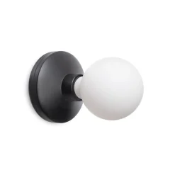 Straluma Oplaadbare wandlamp zwart incl frosted lichtbron> Wandlampen|Keukenverlichting