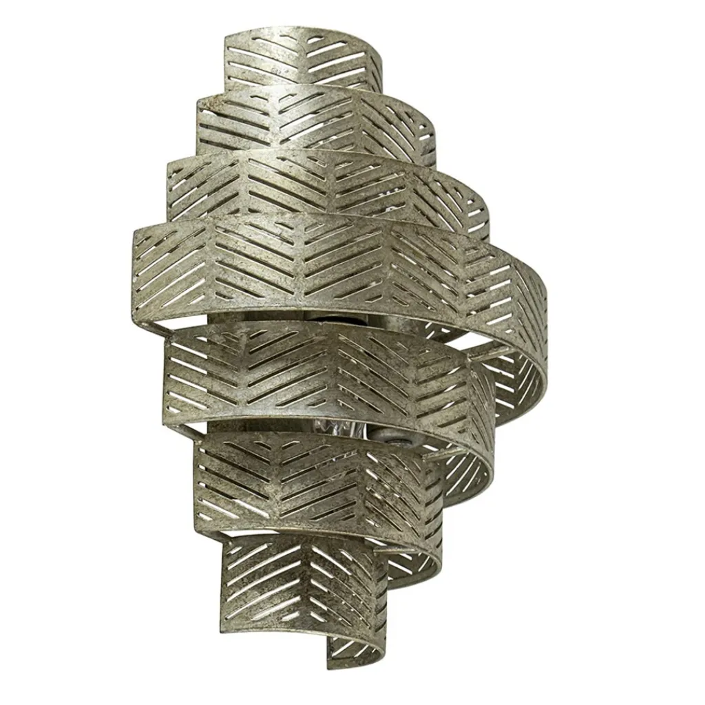 Straluma Oud zilveren wandlamp metaal excl snoer> Wandlampen|Decoratieve Verlichting