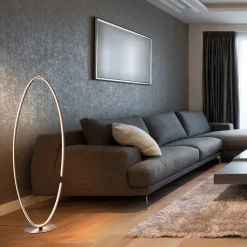 Straluma Ovale LED vloerlamp zwart inclusief dimmer><noscript><img width=