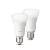 Straluma Philips Hue e27 2-pack mat 2700k> Smart lampen|Philips Hue