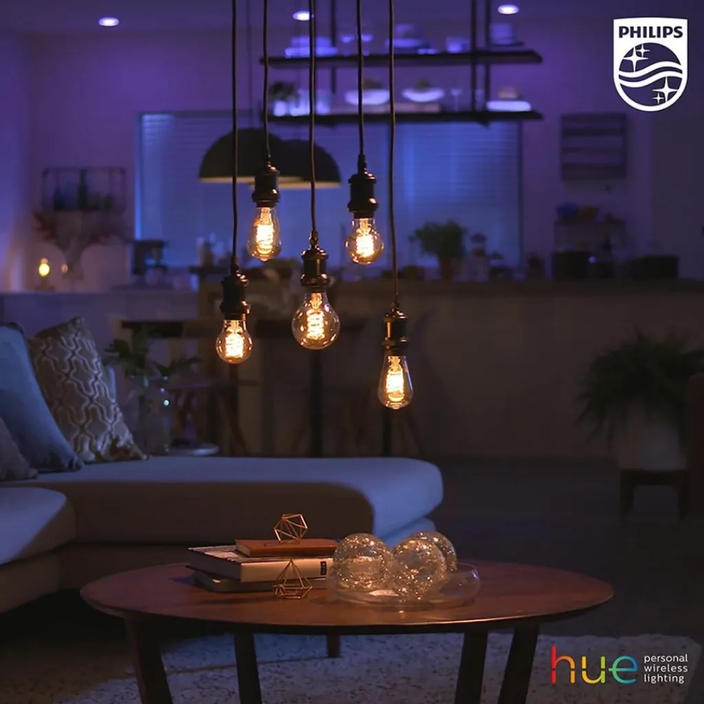 Straluma Philips Hue white Bluetooth A60 E27 lamp flame> Smart lampen|Philips Hue