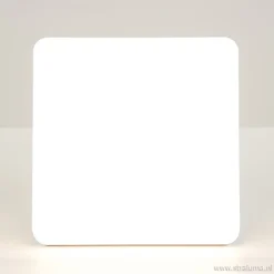 Straluma Plafondlamp Basic Square 26cm wit><noscript><img width=